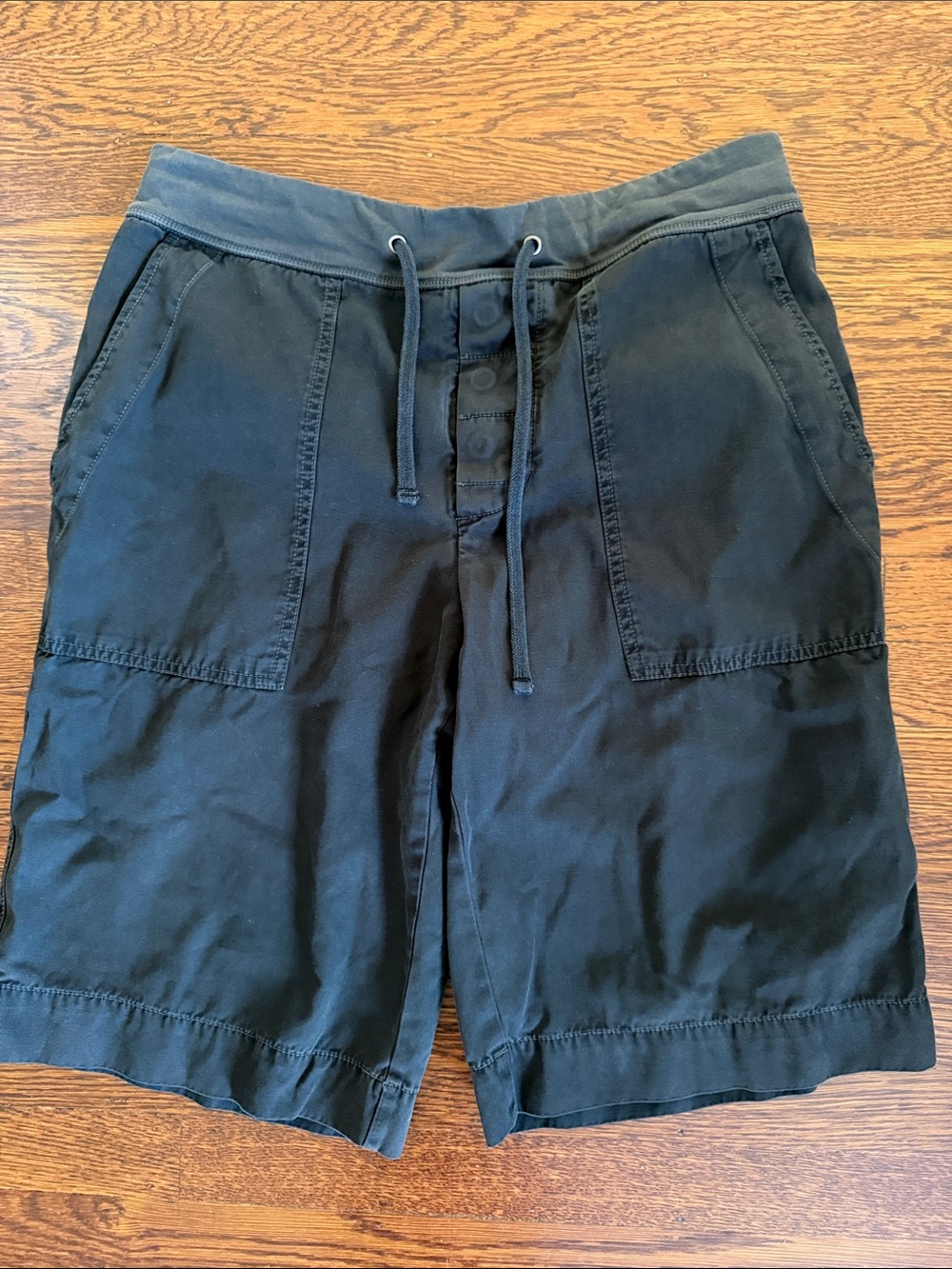 James Perse relaxed fit twill long shorts